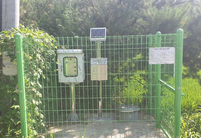 추가 설치된 보조지하수 관측망
