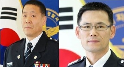 고덕수(왼쪽), 배경배 경위