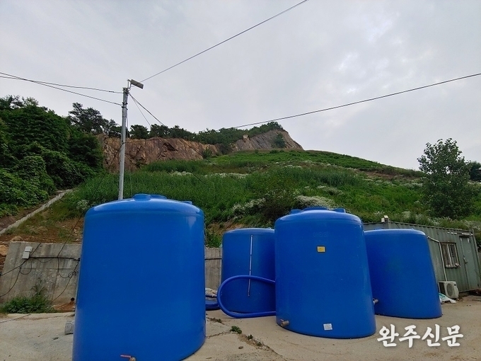 완주군 비봉면에 위치한 보은매립장