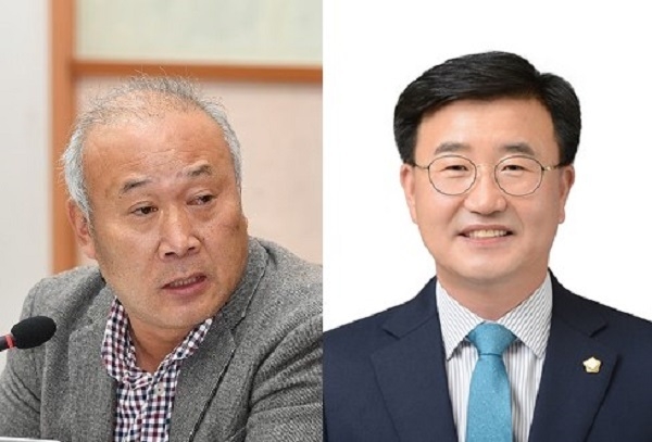 소완섭 예결위원장(좌), 유의식 행감위원장