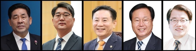 왼쪽부터 국영석, 두세훈, 송지용, 유희태, 이돈승