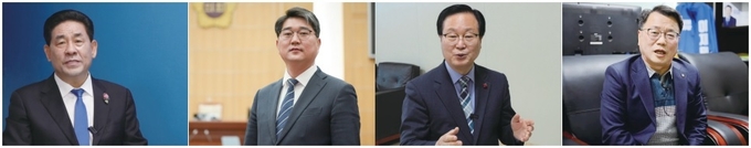 왼쪽부터 국영석, 두세훈, 유희태, 이돈승