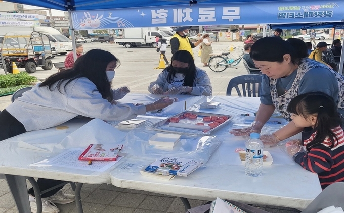 지난 4일 삼례시장에서 열린 동행축제