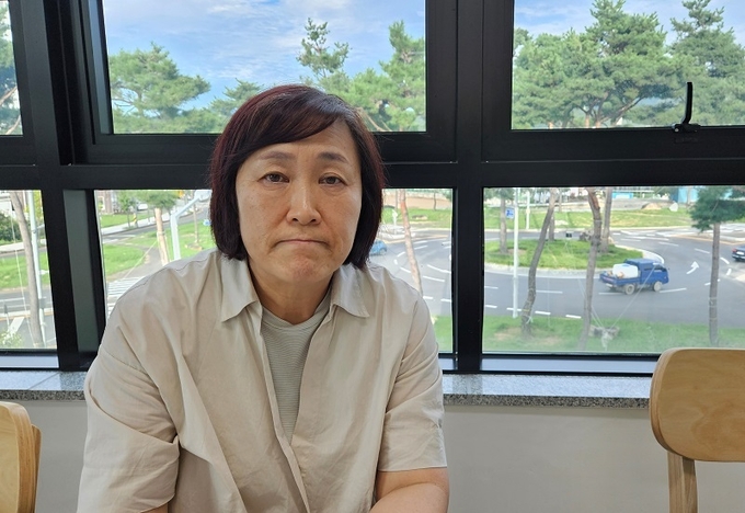 5일 완주신문을 찾은 홍혜옥 한신페이퍼 대표