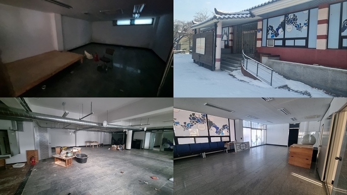 대둔산미술관. 운영을 위해서는 시설 투자가 필요해 보인다.