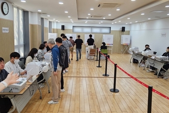 완주군 사전투표율 54.73 역대 최고