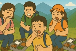 대둔산축제 등반대회 식중독 발병