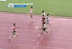 삼례중 백서희 100m 결승 우승