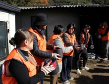 상관 지사협, 연탄 1000장 나눔